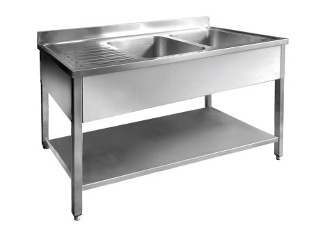 Fregadero 2 Picas y Escurridor Izquierdo, Mod. FI5 3416