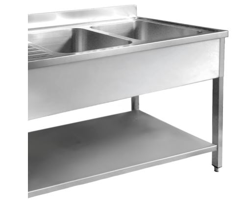 Fregadero 2 Picas y Escurridor Izquierdo, Mod. FI5 3416 2