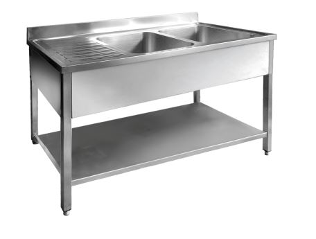 Fregadero 2 Picas y Escurridor Izquierdo, Mod. FI5 3446