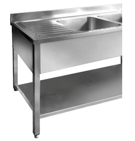 Fregadero 2 Picas y Escurridor Izquierdo, Mod. FI5 3446 2
