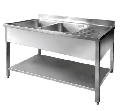 Fregadero 2 Picas y Escurridor Derecho, Mod. FI5 3417
