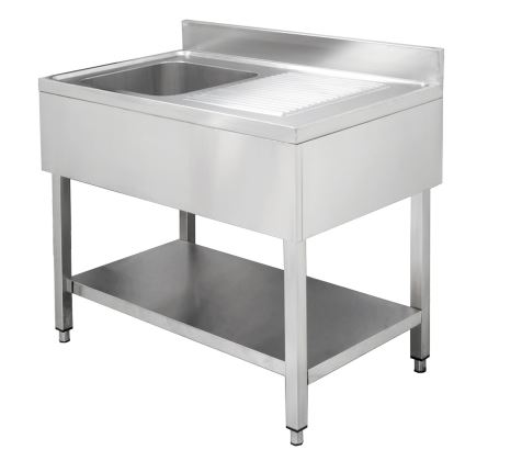 Fregadero de 1 Pica y Escurrid or Derecho, Mod. FI5 3404