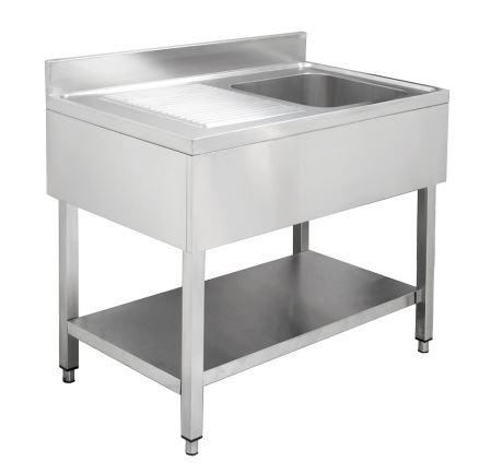 Fregadero 1 Pica y Escurridor Izquierdo, Mod. FI5 3435