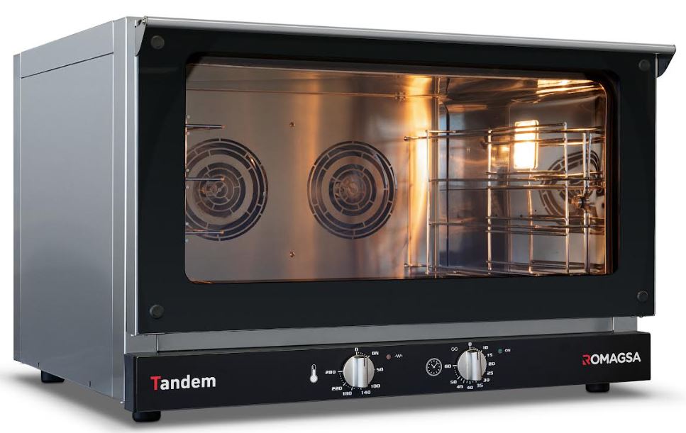 Horno Eléctrico de Convección 600x400, Mod Tandem4Plus