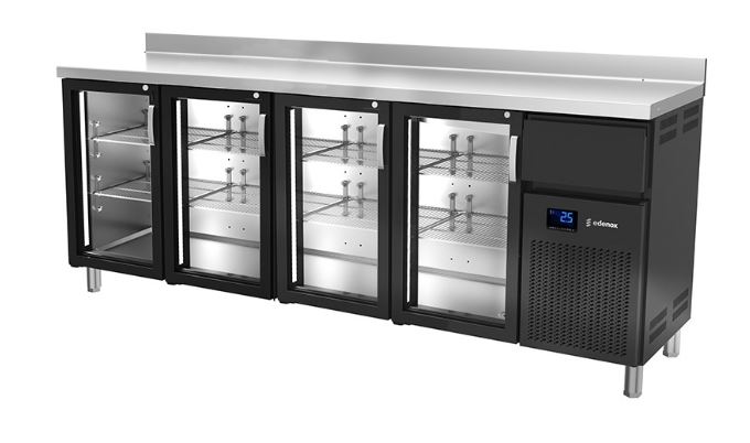 Mesa Snack Refrigerada, Mod. FMPS-250 HC NEGRO PC