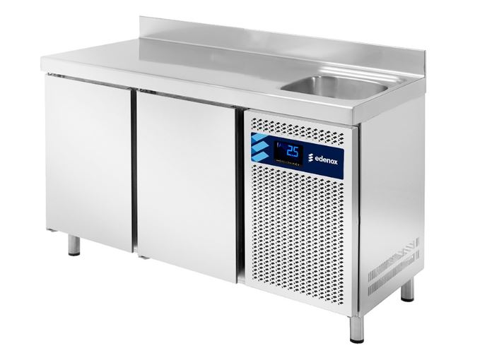 Mesa refrigerada Gastronorm GN 1/1 + Fregadero, MPGF-135 HC