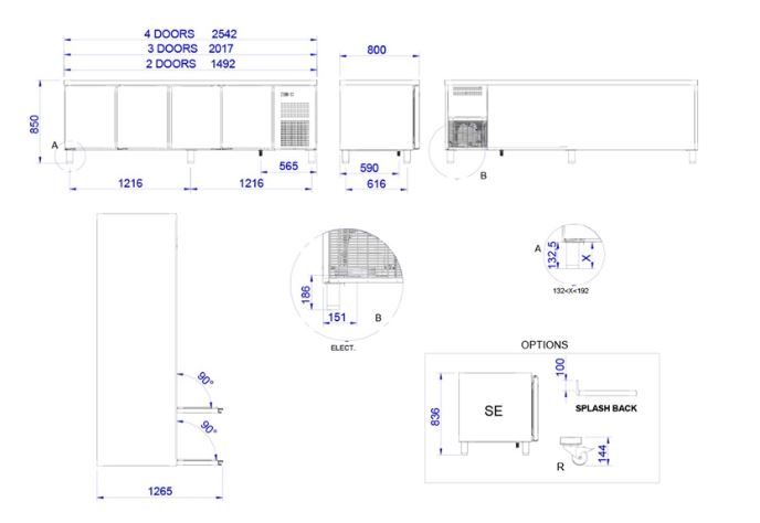 Mesa Refrigerada 600x400 Euronorm Mod. MPP-250 HC 1