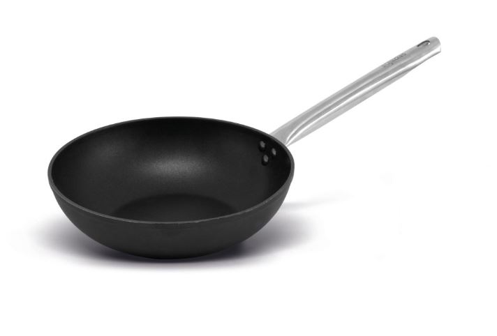 Wok de Aluminio Forjado de 28 Ø cm Serie BLACK PRO