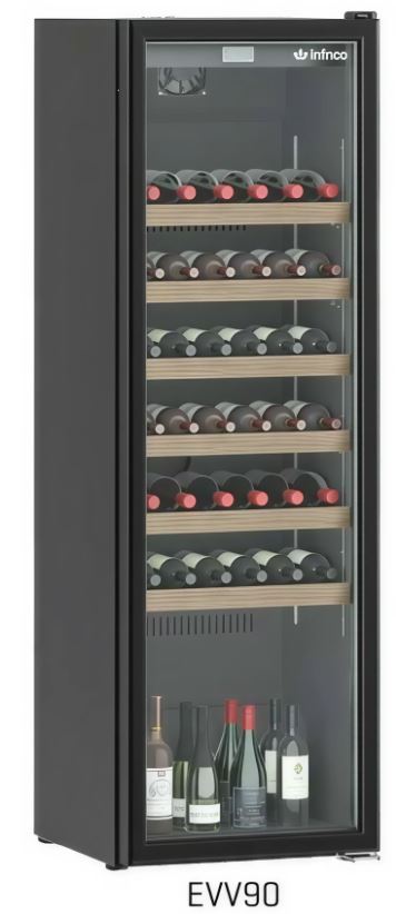 Expositor de Vino en Acero Lacado, Mod EVV90