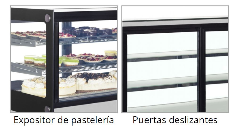 Vitrina Expositora Refrigerada, Mod. LCT900F/BLACK 1