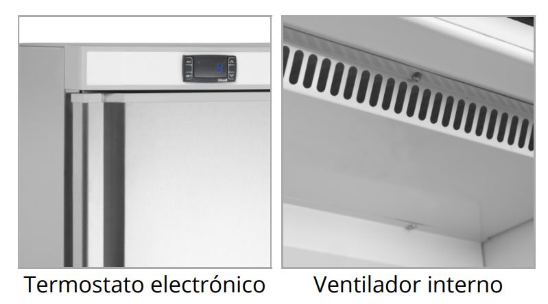 Armario Refrigerado en Inoxidable, Mod UR400X1 1