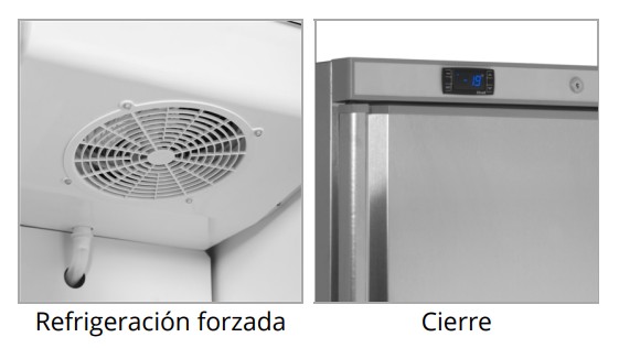 Congelador de Almacenamiento en Inoxidable, Mod UF400VS 3