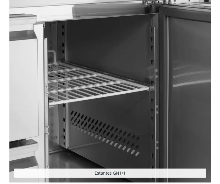 Mesa de Refrigeración GN 1/1, Mod CK7210x1 3