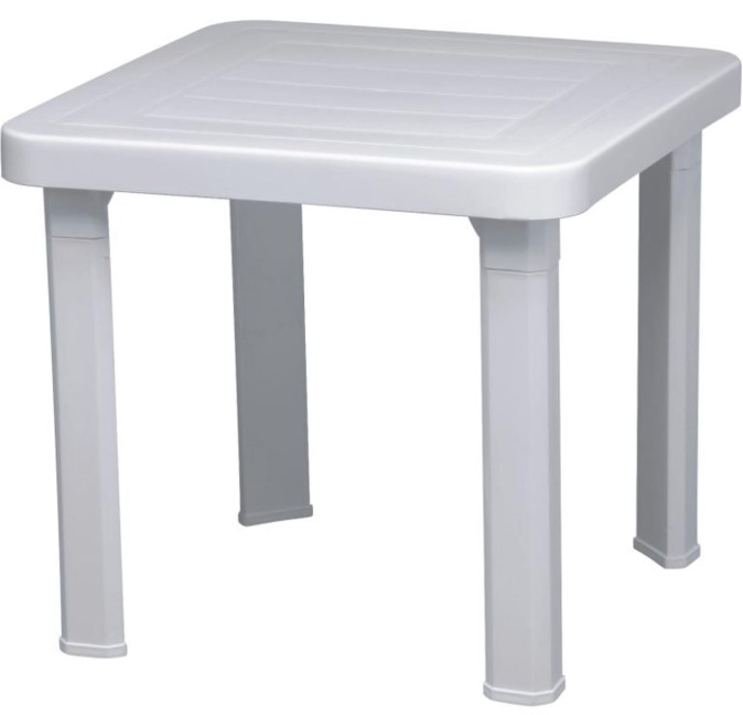 Pack de 6 Mesa Auxiliar Andorra 47x47 cm en Blanco