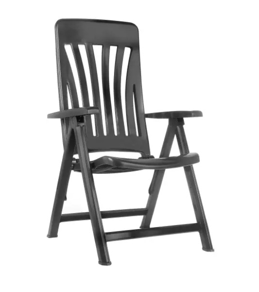 PACK 4 Silla BLANES Con Brazos Exterior ANTRACITA