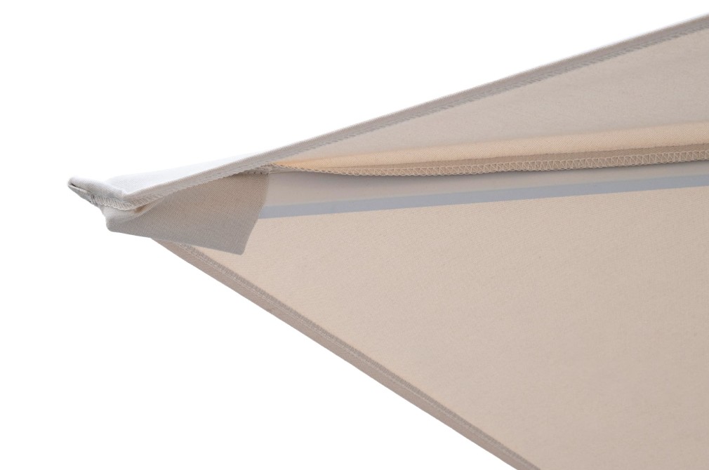 Parasol Exterior CORSICA en Blanco 200x200 cm 2