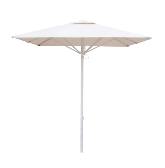 Parasol Exterior CORSICA en Blanco 200x200 cm