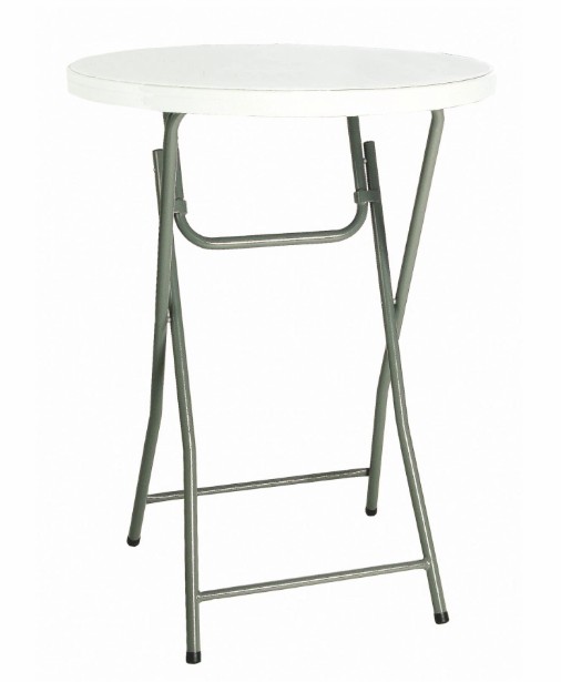 Mesa HAMLET Redonda Plegable 80Ø en GRIS