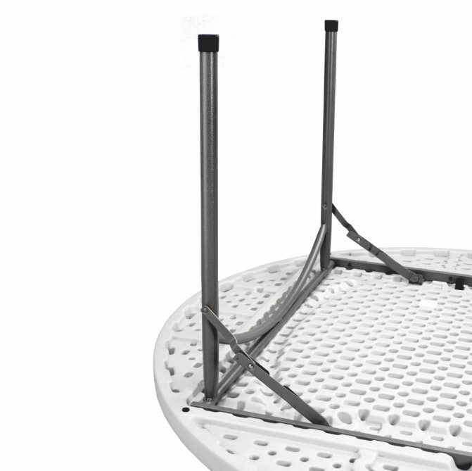 Mesa KRAUSS Redonda Plegable 160Ø en Gris 1