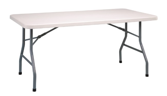 Mesa MAHLER Rectangular Exterior 152x76 en Gris