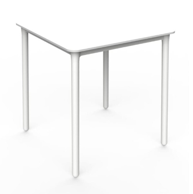 Mesa MARSELLA Cuadrada Interior 70x70 en Blanco