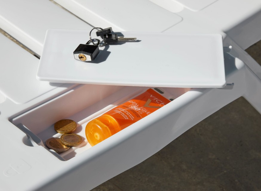 Pack 2 Tumbonas MASTER de Exterior en Blanco 5