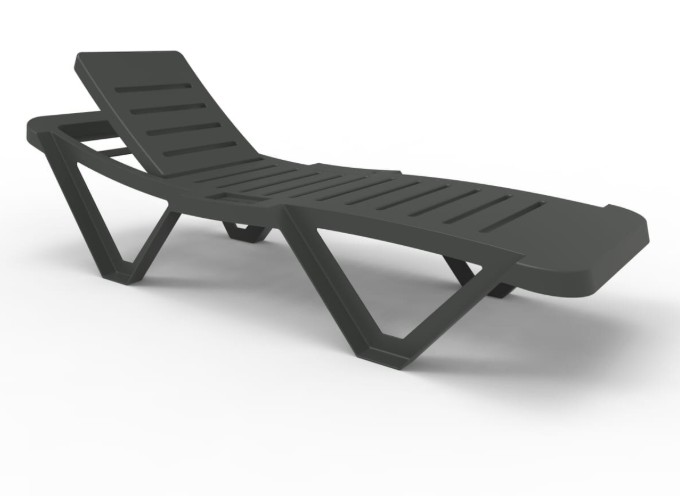 Pack 2 Tumbonas MASTER de Exterior en Antracita