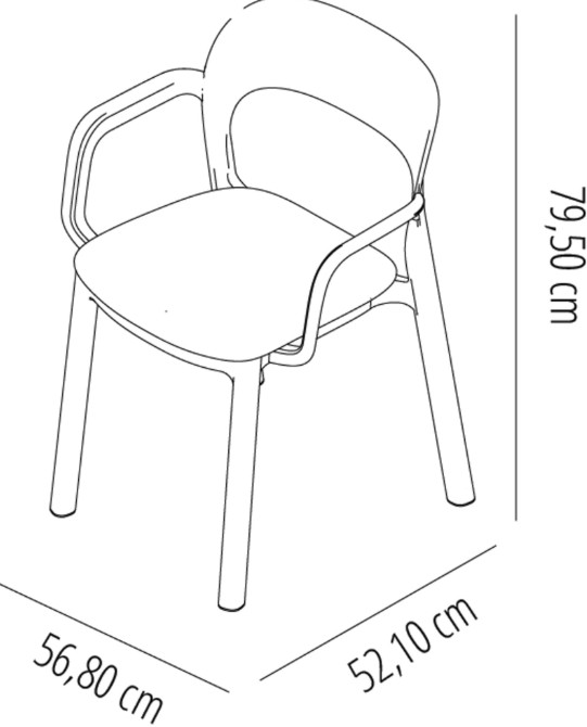 Pack 4 Sillas ONA Con Brazos Arena - Arena 1