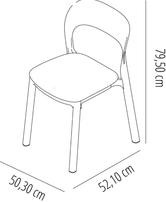 Pack 4 Silla ONA Blanco - Arena 5