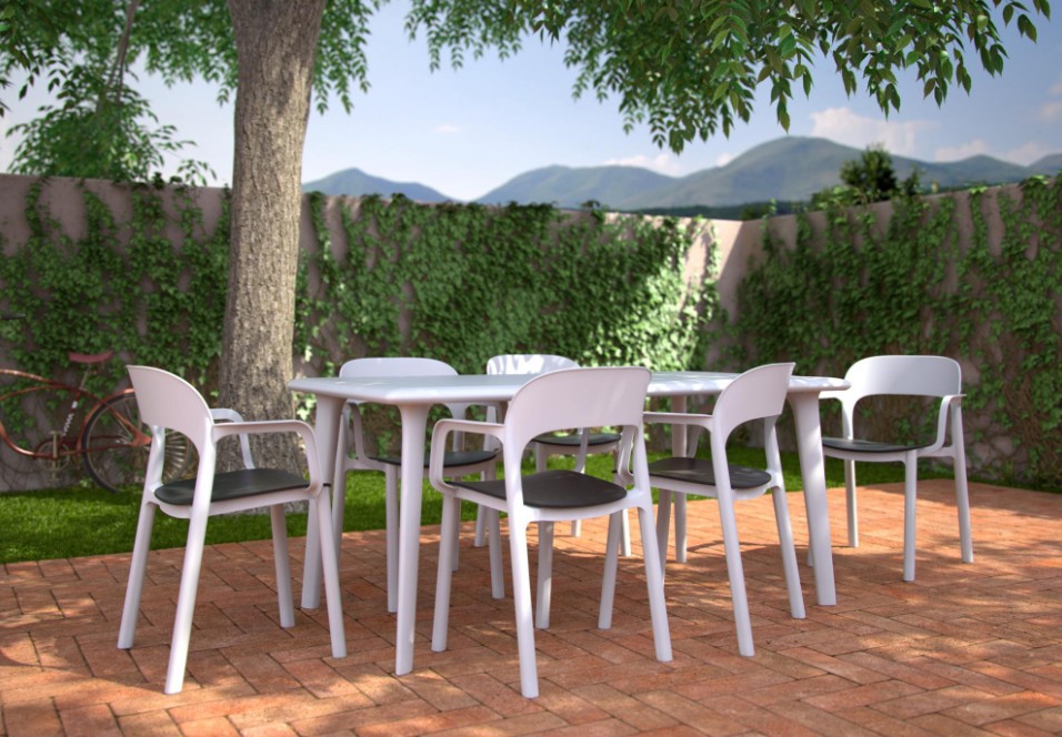 Pack 24 Sillas ONA Blanco - Arena 2