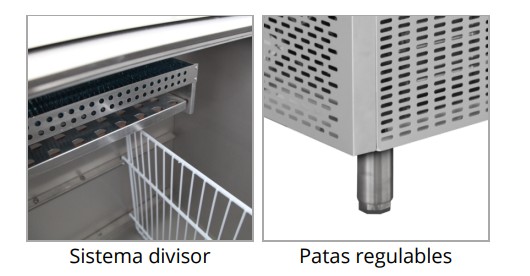 Botellero +2/+8ºC, Mod BHC250X1 3