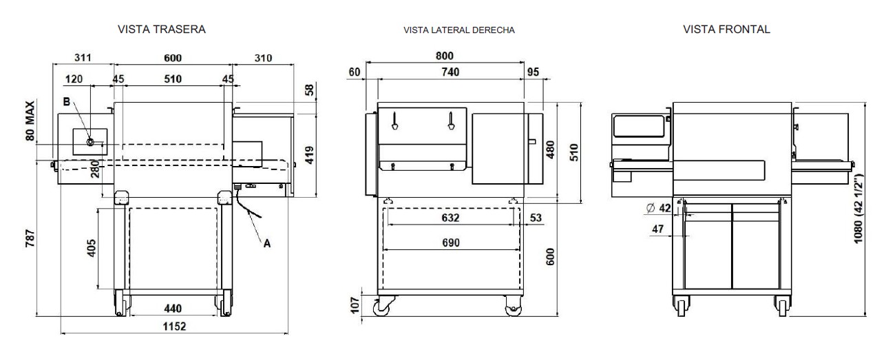 Horno de Túnel Modular a Gas Mod T64G 2