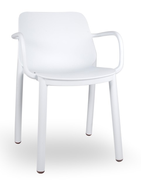 Pack 4 Sillas con Brazos ONE en BLANCO