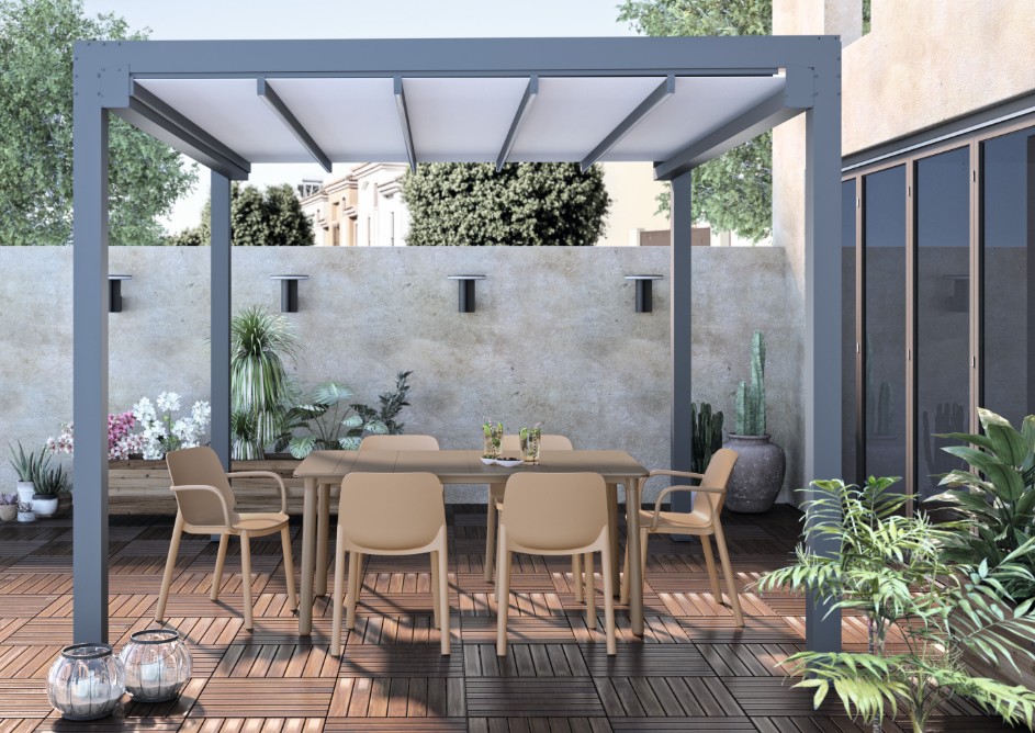 Pack 4 Sillas con Brazos ONE en BLANCO 2