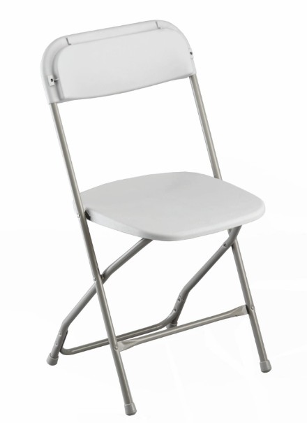 Pack 8 Sillas SAM Plegables en Gris Claro