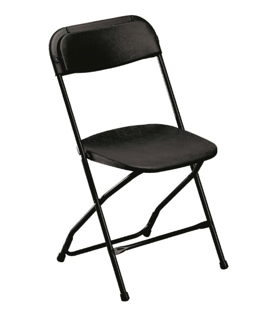 Pack 8 Sillas SAM Plegables en Negro