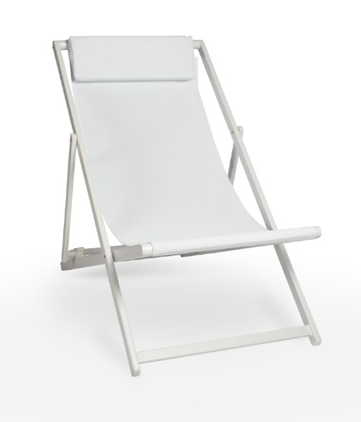 Pack 4 Tumbonas Plegables SAND en Blanco