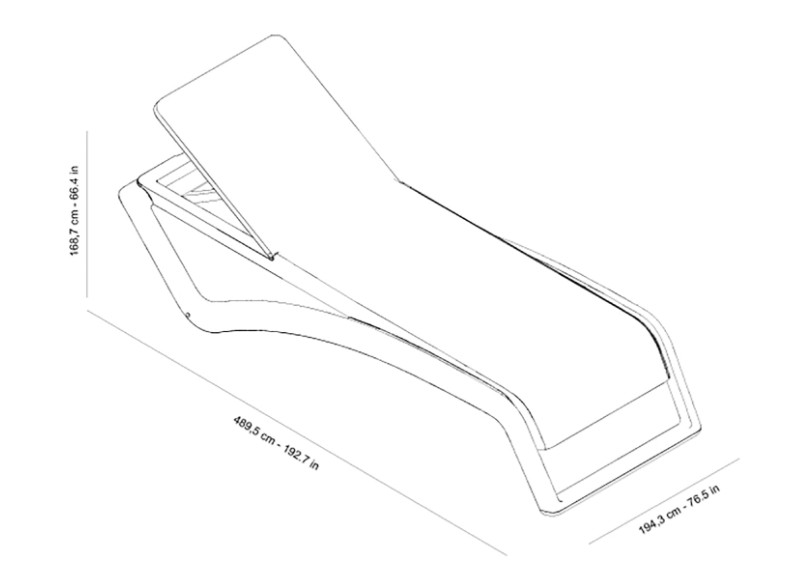 Pack 22 Tumbonas SKY CLUB Arena - Blanco 1
