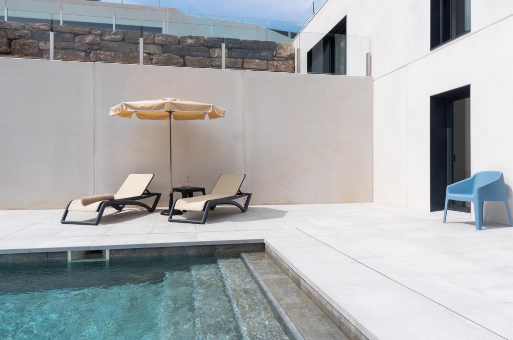 Pack 2 Tumbonas SKY CLUB Arena - Blanco 2