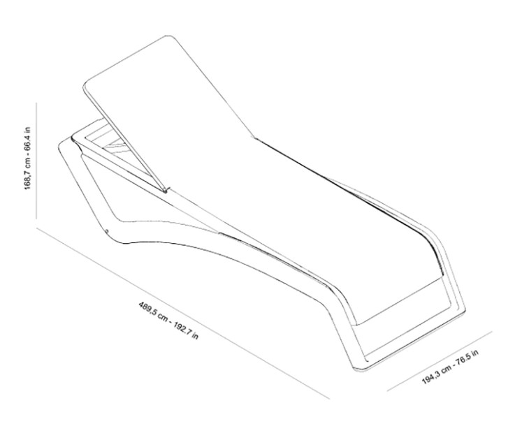 Pack 22 Tumbonas SKY CLUB Blanco - Blanco 1