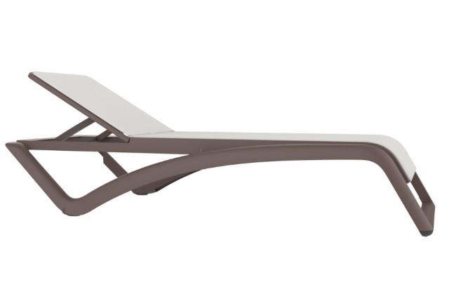 Pack 2 Tumbonas SKY CLUB Chocolate - Blanco