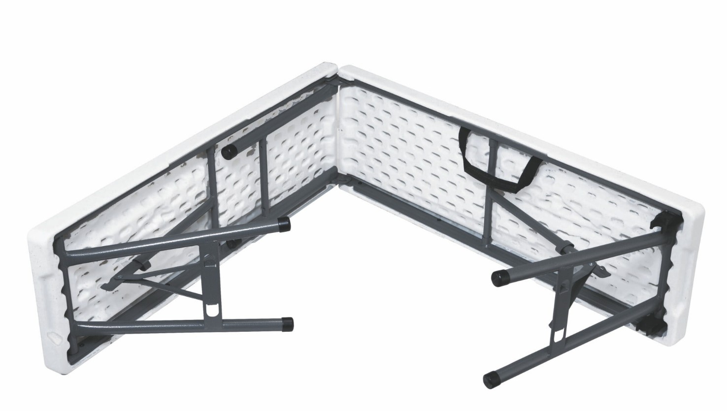 Banco Plegable de Catering SMART 184x31 cm en GRIS 2