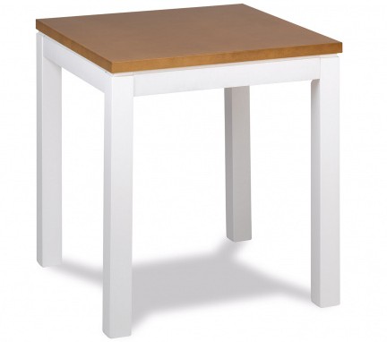 Mesa 46 de Madera Blanca y Nogal