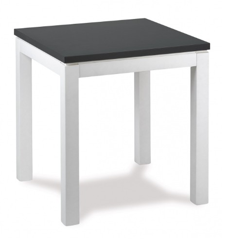 Mesa 46 de Madera Blanca y Antracita