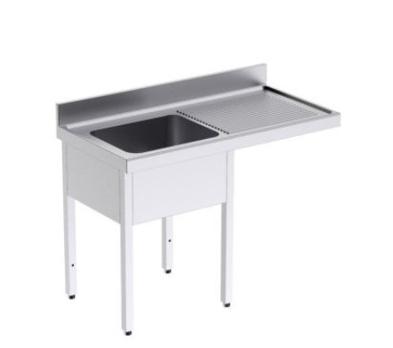 Fregadero espacio para lavavajillas 1400x700 mm pica izq.
