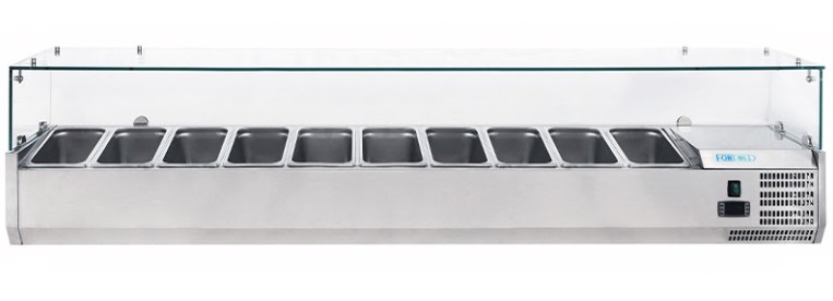 Vitrina Ingredientes de Mostrador Pizza FIG-VRX2000-380