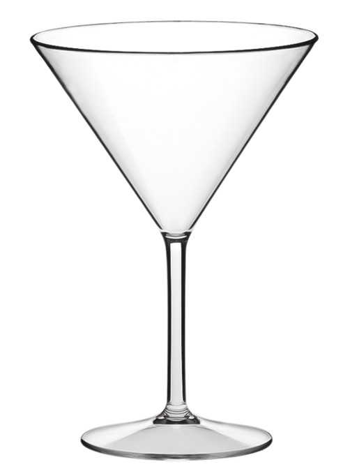 Pack 30 Copas Martini 300 cc SAN Reutilizable