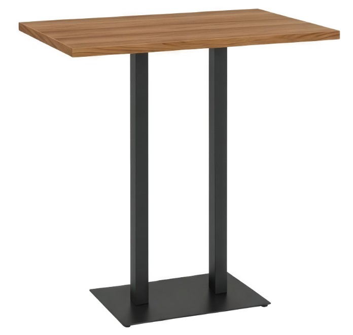 Mesa Alta Negra Melamina 120x80 cm 3025