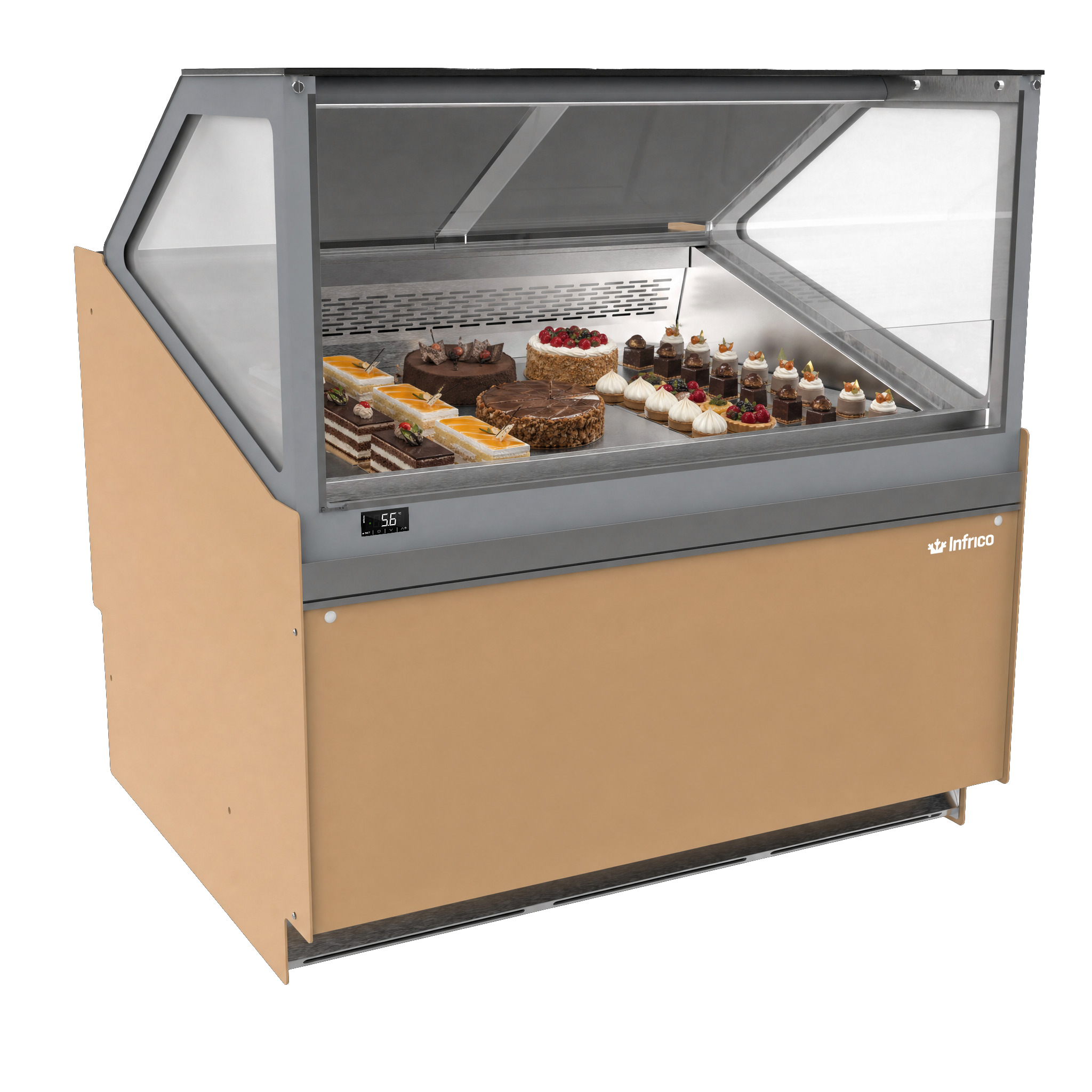 Vitrina Expositora para Pasteles Helados Mod VCB 12 P