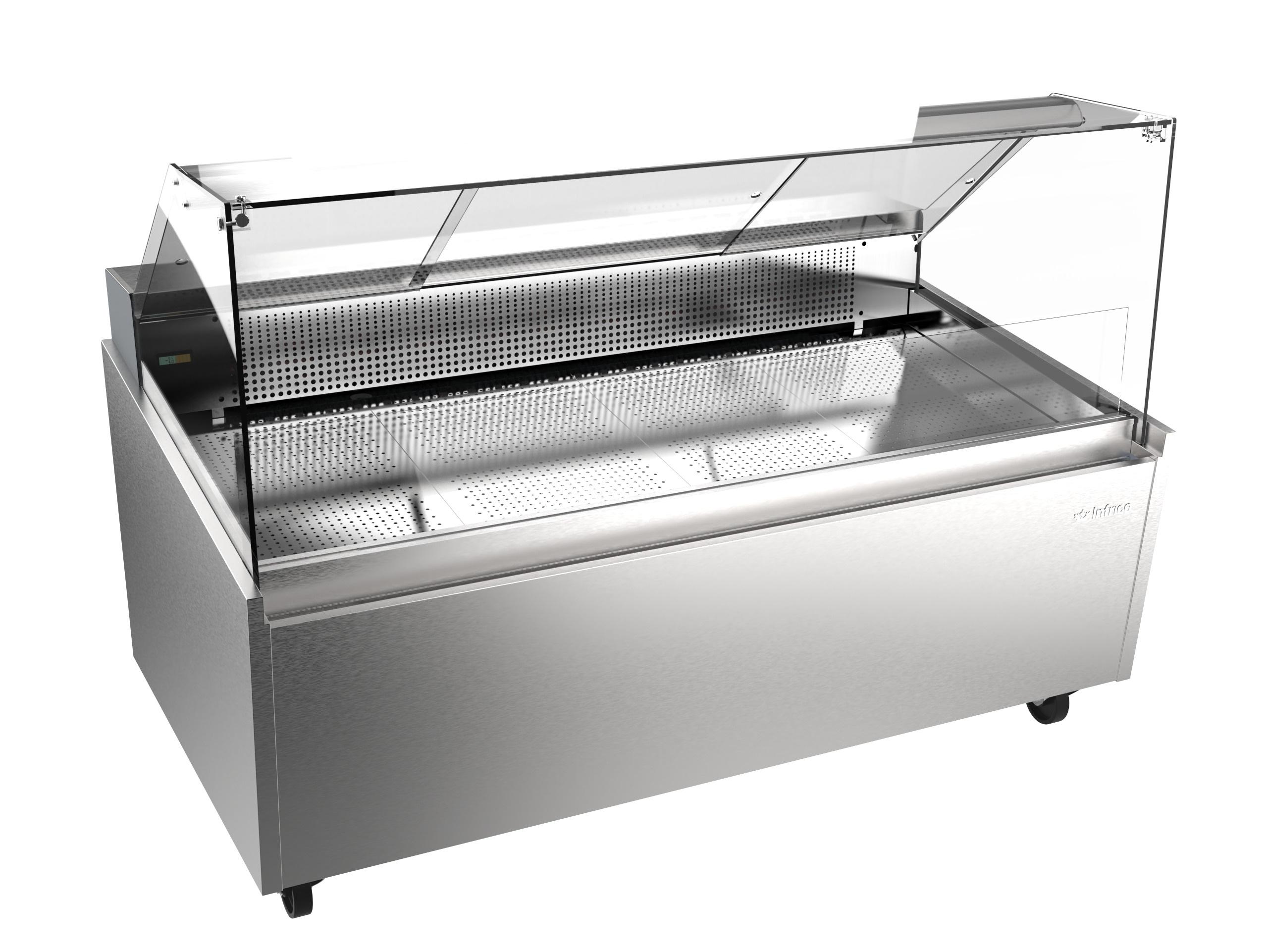 Vitrina Expositor Cristal Bajo para Pescado Mod VML 12 B